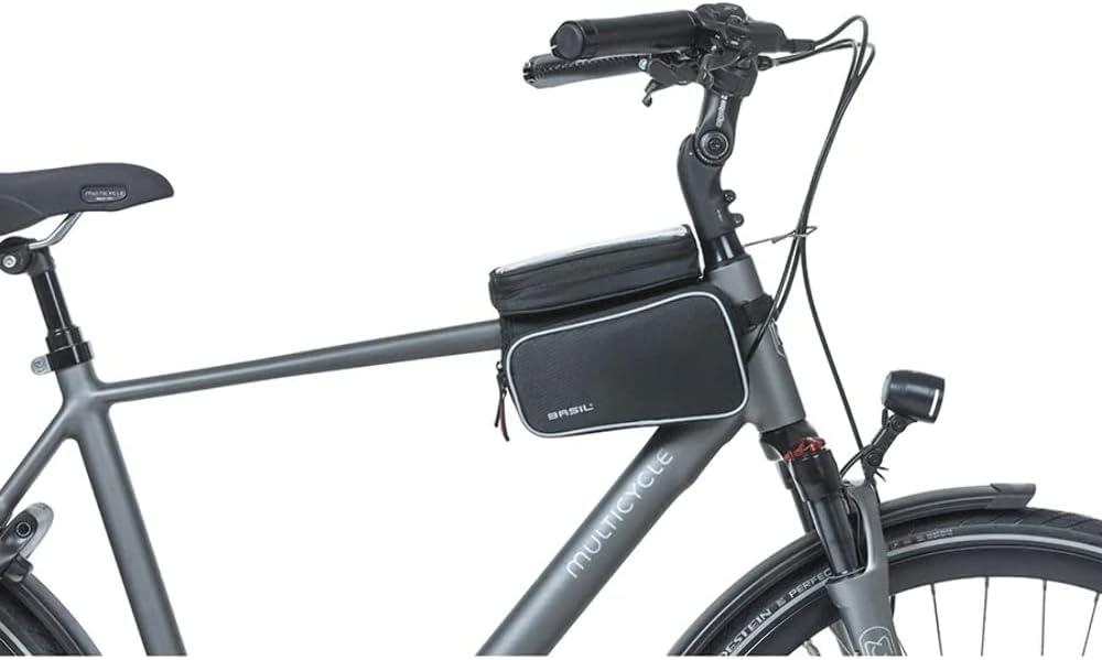 Basil Sport Design Oberrohr Rahmentasche Doppel M - Geeignet für Elektrisches, City, Damen, Herrenfa