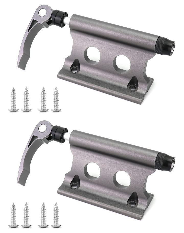 QWORK® 2 Stücke Gabelhalterung Fahrrad, Schnellspanner aus Aluminiumlegierung, für LKW, SUV und Anhä