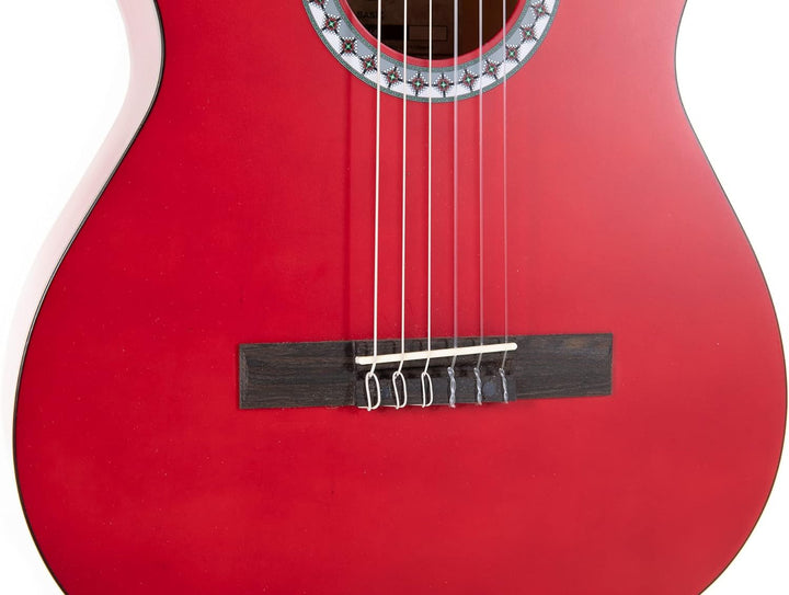 Miguel J Konzertgitarre Pure-Series 3/4 Rot, 3/4 Rot