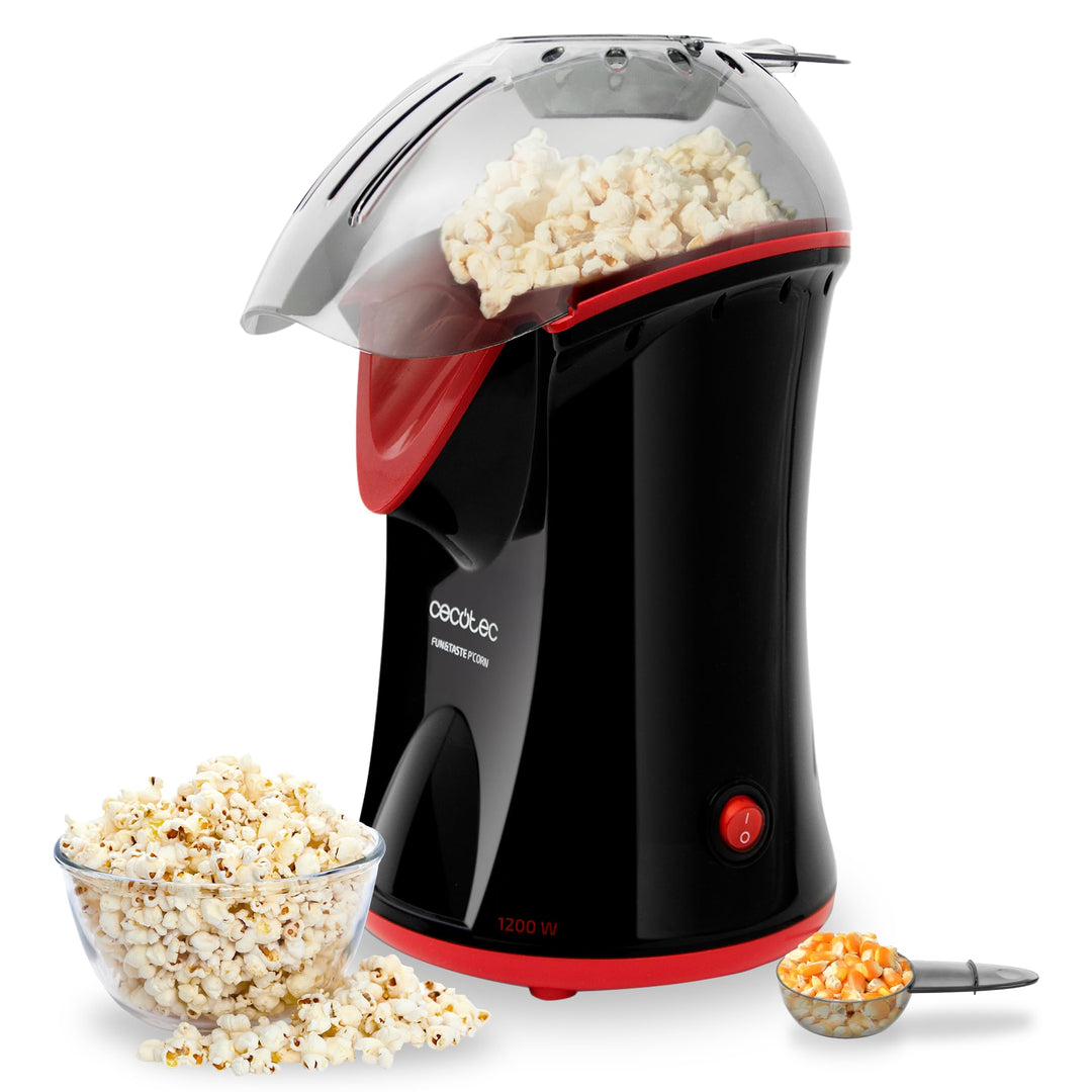 Cecotec Elektrische Popcornmaschine Fun&Taste P'Corn. Popcorn-Maschine, 1200 W, Konvektion, Popcorn