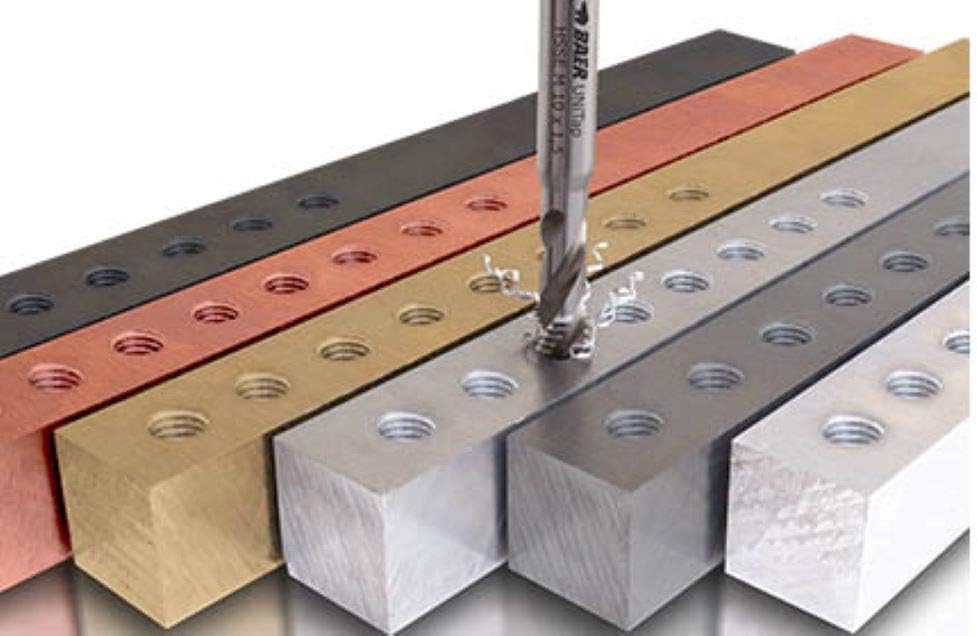 Baer Maschinengewindebohrer UNiTap HSSE TiAIN M2,2 Form B Gewindeschneider - Grösse M 2,2 x 0,45 - D