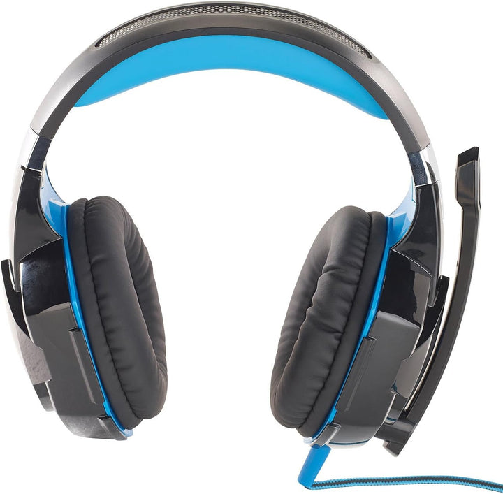 Mod-it Gaming Kopfhörer: Beleuchtetes Gaming-Headset mit Kabelfernbedienung & Mikrofon-Schalter (Gam