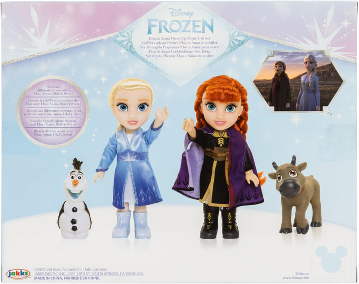 Disney Frozen ELSA &amp; Anna Extra Fashions Petite Geschenkset von Jakks Pacific - Offiziell lizenziert