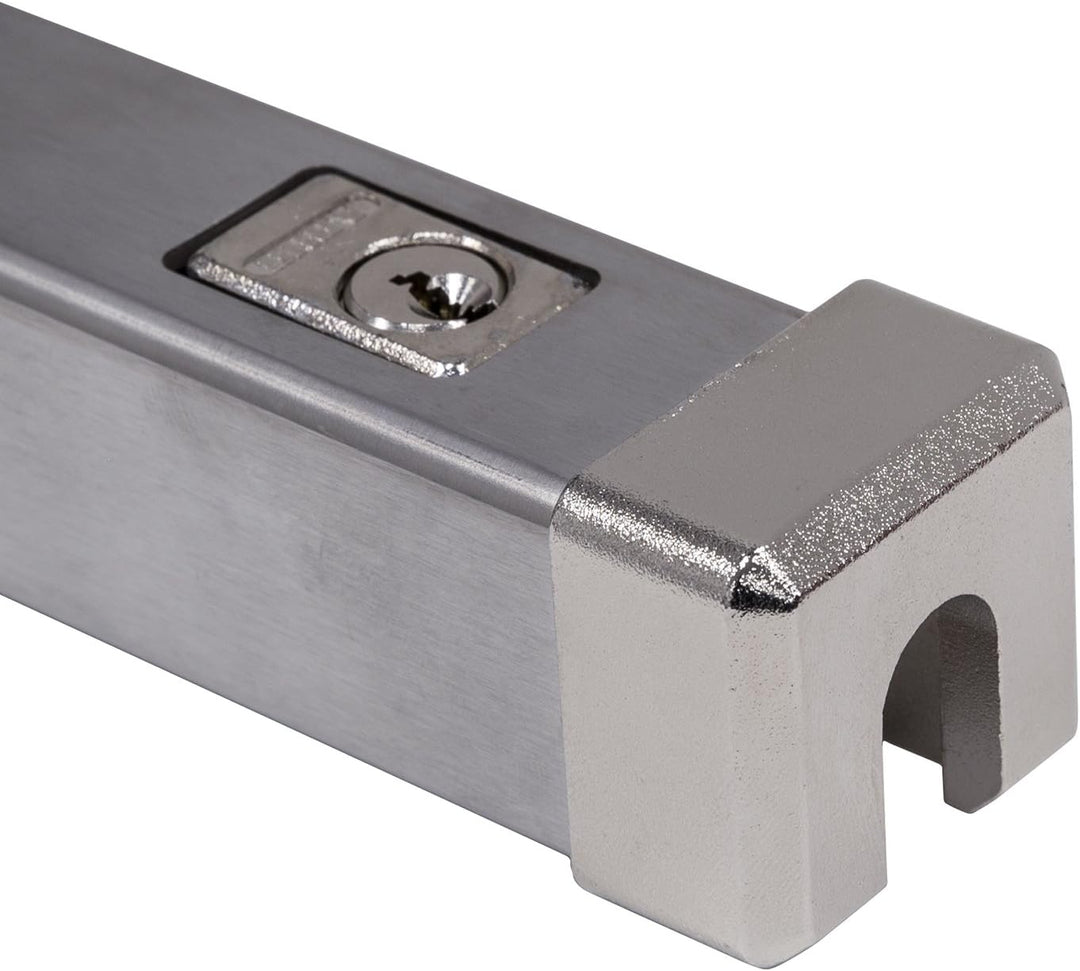 ABUS Fenster-Panzerriegel FPR217 sichtbarer Schutz gegen Einbrüche | stabiler Edelstahl-Riegel | 100