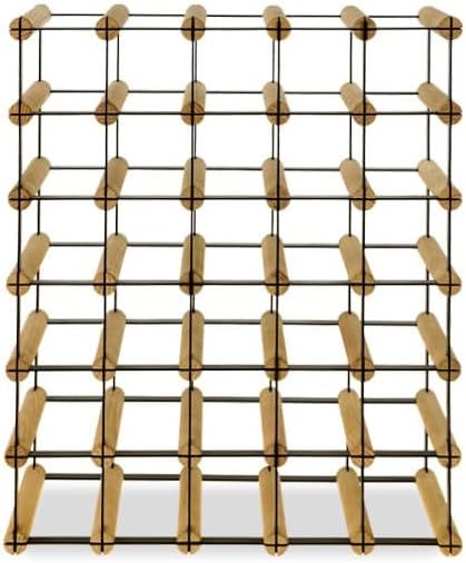 PROREGAL Modulares Weinregal VINOTECA MOD Metal | HxBxT 62,5x52,5x24,5cm | 5x6 Flaschen | Massives K