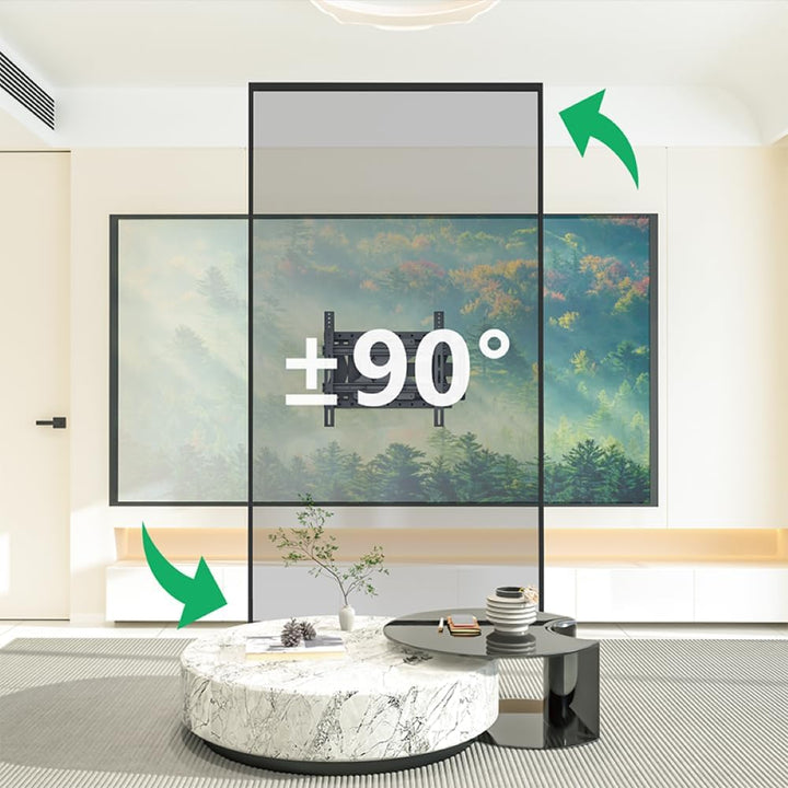 XTRARM TiTon Flex 80 cm, TV Wandhalterung, drehen, rotieren, neigen, TV bis 60kg, VESA max.400x400mm