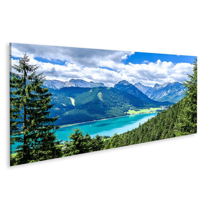 islandburner Bild auf Leinwand Achensee See In Österreich Pertisau Bilder Wandbilder Poster Leinwand