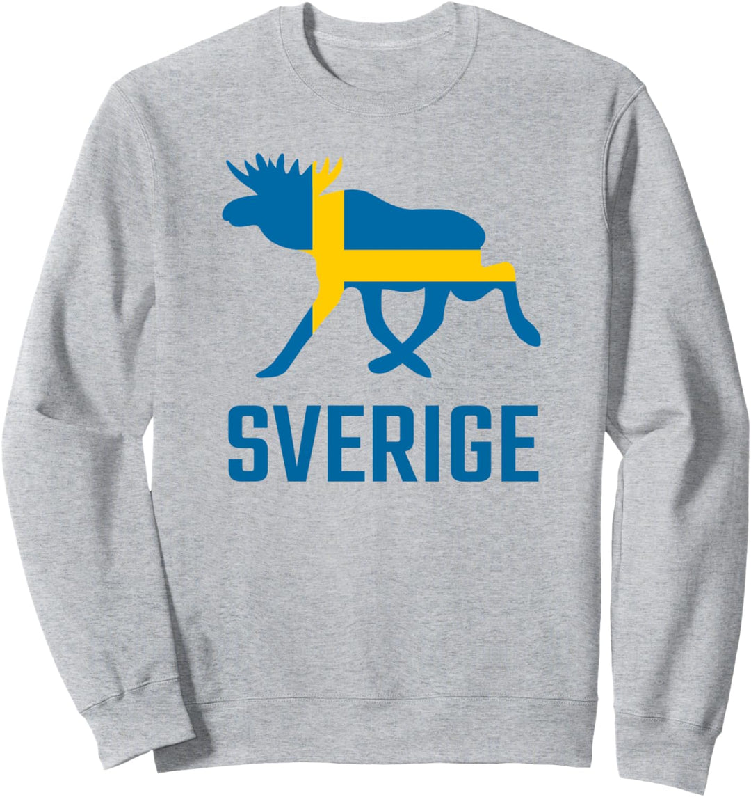 SVERIGE Elch für Skandinavien Fan im Schweden Urlaub Sweatshirt