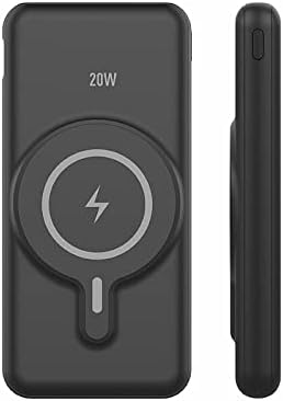 revolt Wireless Powerbank: Magnetische Powerbank 10.000 mAh, für Qi & MagSafe, PD, QC, 20W (Magnetis