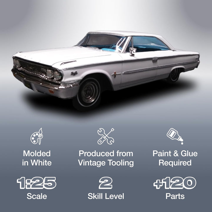 AMT AMT1186/12 1/25 1963 Ford Galaxie Plastikmodellbausatz