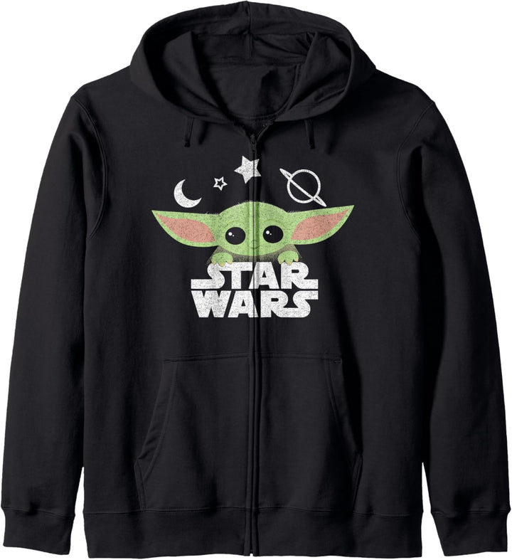 Star Wars Mandalorian The Child Cartoon Space Kapuzenjacke