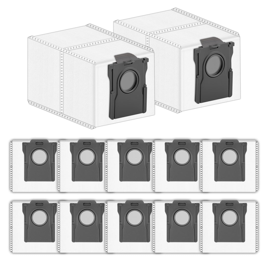 (12 Stück) Staubbeutel für Dreame L10s Ultra Gen 2, L10s Ultra, L40 Ultra, L50 Ultra, X30/X40/X50 Ul