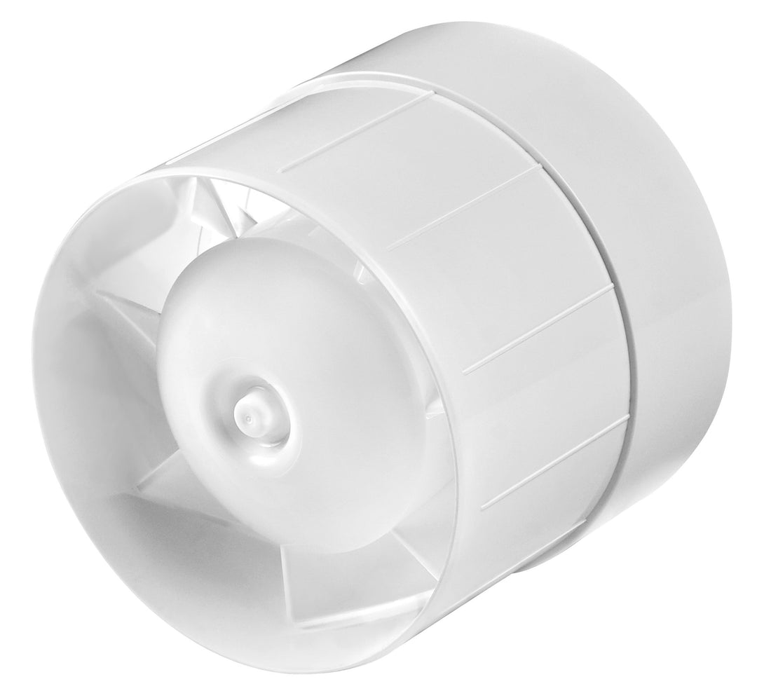 Kanal Rohrventilator Rohreinschub Abluft Lüfter Rohr Ventilator Leise Ø 100 mm Kugellager Rohrlüfter