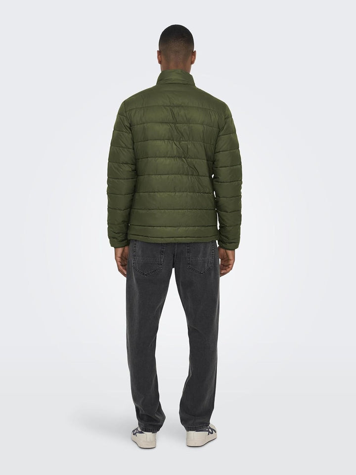 ONLY & SONS Herren Jacke ONSCARVEN Regular Fit XS S M L XL XXL Schwarz Grün S Olive, S Olive