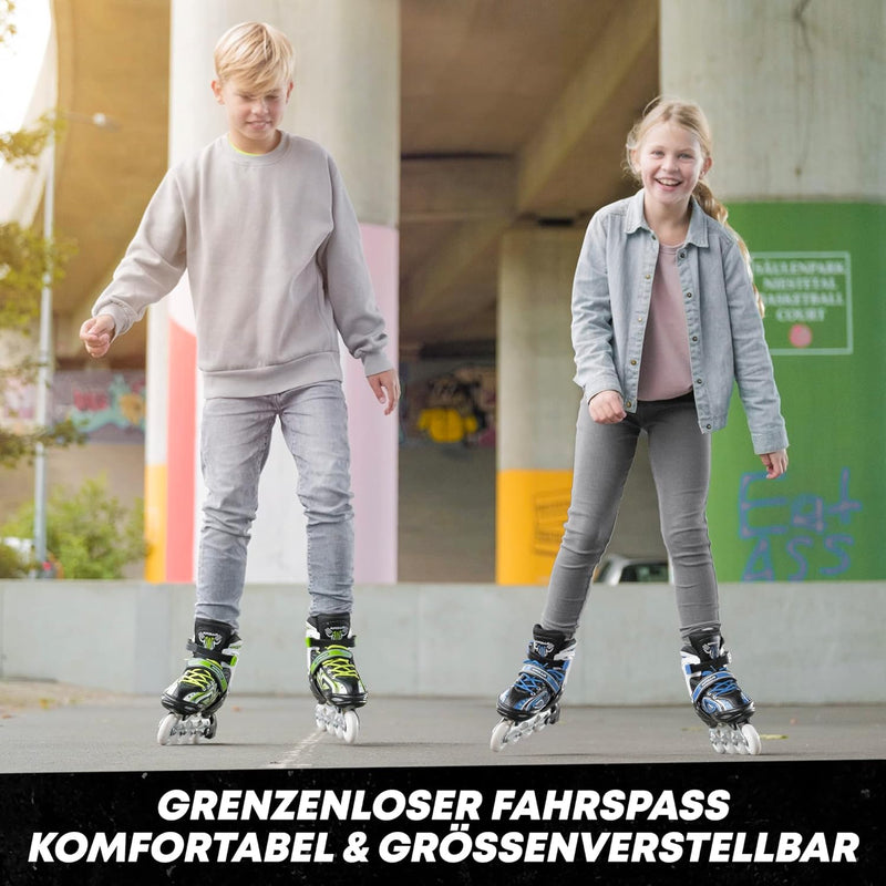 Apollo Super Blades, grössenverstellbare Inline Skates für Damen und Kinder, Inliner für Erwachsene,