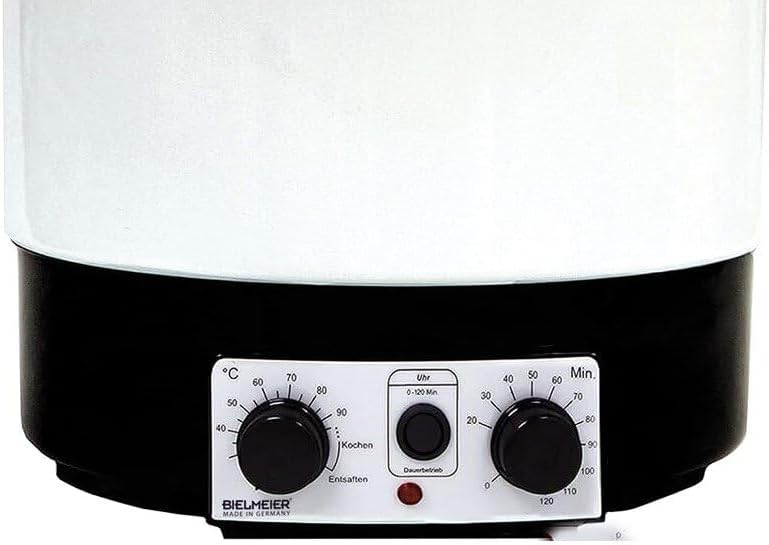 BIELMEIER Einkochautomat Emaille 2000 Watt 29 Liter BHG 685.0 Zeituhr Ersatzteilgarantie Made in Ger