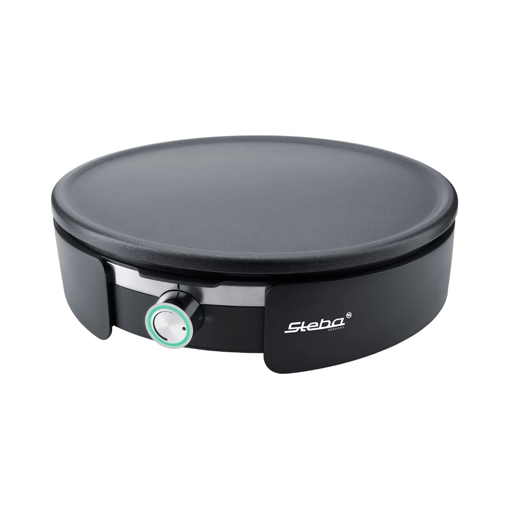Steba Crepes Maker XXL CR 36, inkl. Teigrechen und Crepeswender, 35cm Durchmesser, abnehmbare Platte
