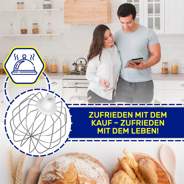 MONTERAL Schneebesen für die Küchenmaschine mit dem Originalcode BR67051257 67051257 für Braun Multi