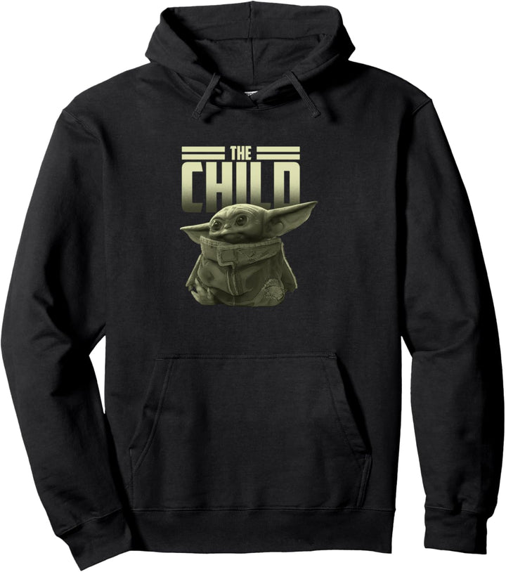 Star Wars The Mandalorian The Child Portrait V1 Pullover Hoodie
