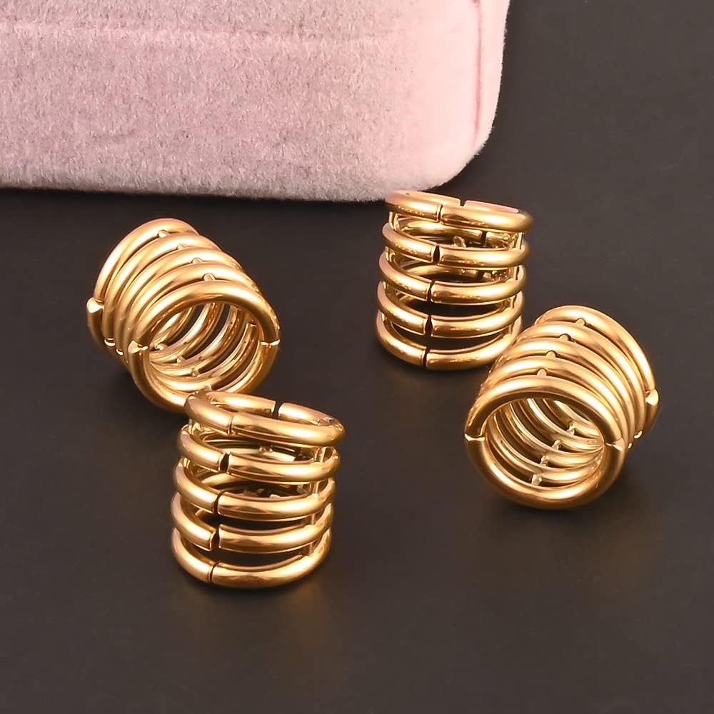 Ohr Gewichte Flesh Tunnel Plug Hangers Ringe Hoop Edelstahl für Gestreckte Expander Ohrpiercing 6mm