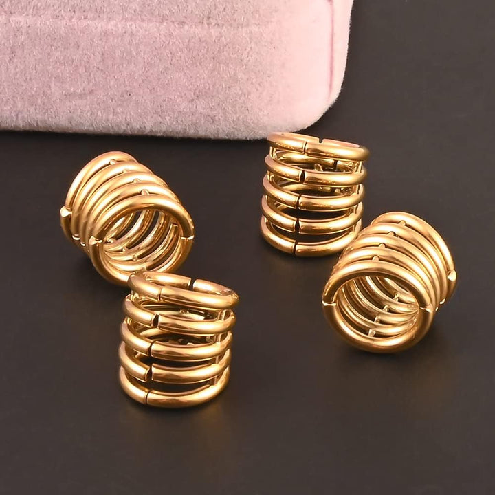 Ohr Gewichte Flesh Tunnel Plug Hangers Ringe Hoop Edelstahl für Gestreckte Expander Ohrpiercing 6mm