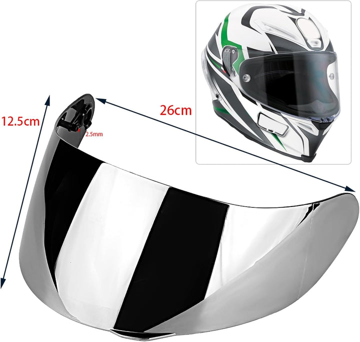 Helmet Visor Agv agv k1 visier, Helmlinsenvisier, Motorrad Windschutz Helmlinsenvisier Vollgesichtsa