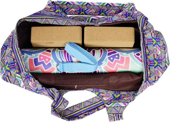Aozora Yogamatten-Tasche, grosse Tragetasche für Yogamatte, Tragetasche, mit Taschen, passend für Ma