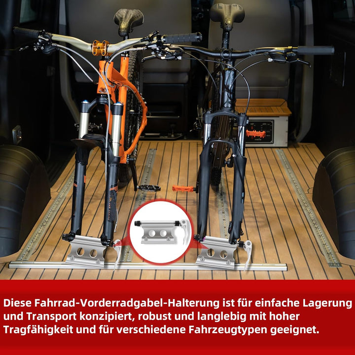 2 Stück Fahrradgabelhalterung, Aluminiumlegierung,Vorderradhalter,passend für Giant, Trek, Cube, Spe