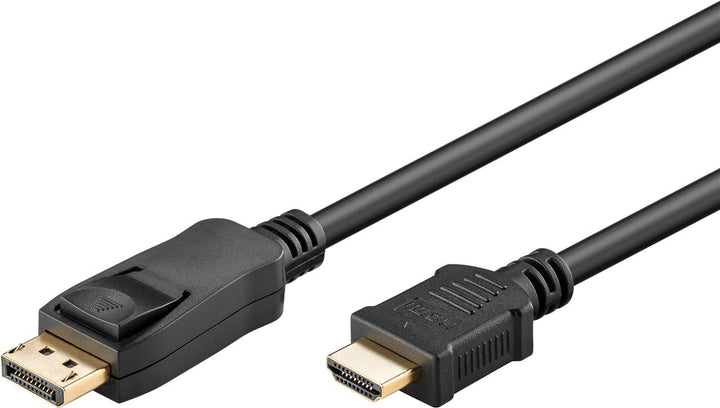 Goobay 64846 - DisplayPort 2.0 auf HDMI 2.1 8k @ 60Hz Kabel/DP auf HDMI Verbindungskabel / 4K @ 144H