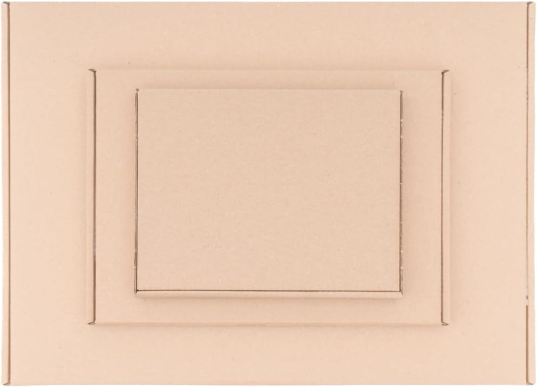 verpacking 25 Grossbriefkartons Versandkartons 165 x 125 x 20 mm, Braun, GB-0 DIN A6 Grossbrief für