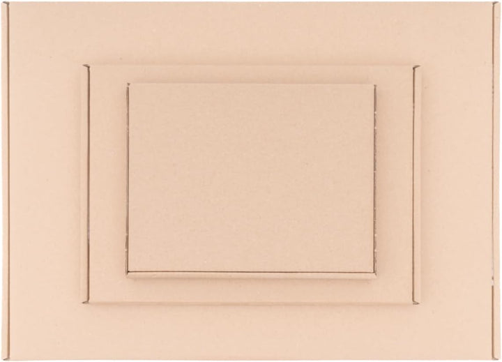 verpacking 25 Grossbriefkartons Versandkartons 165 x 125 x 20 mm, Braun, GB-0 DIN A6 Grossbrief für
