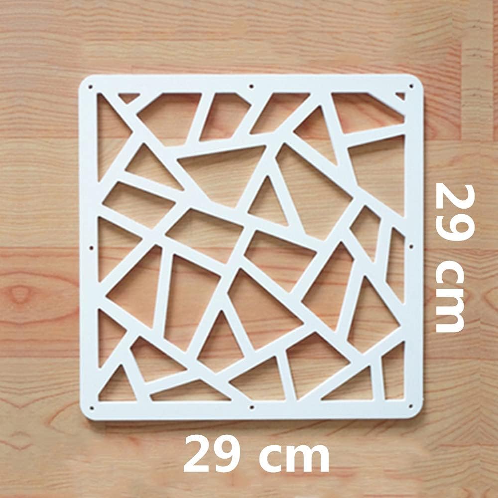 12 Stück/Set Weiss Hängende Raumteiler Bildschirme DIY Panel Bildschirme Trennwand Wandteiler Raum D