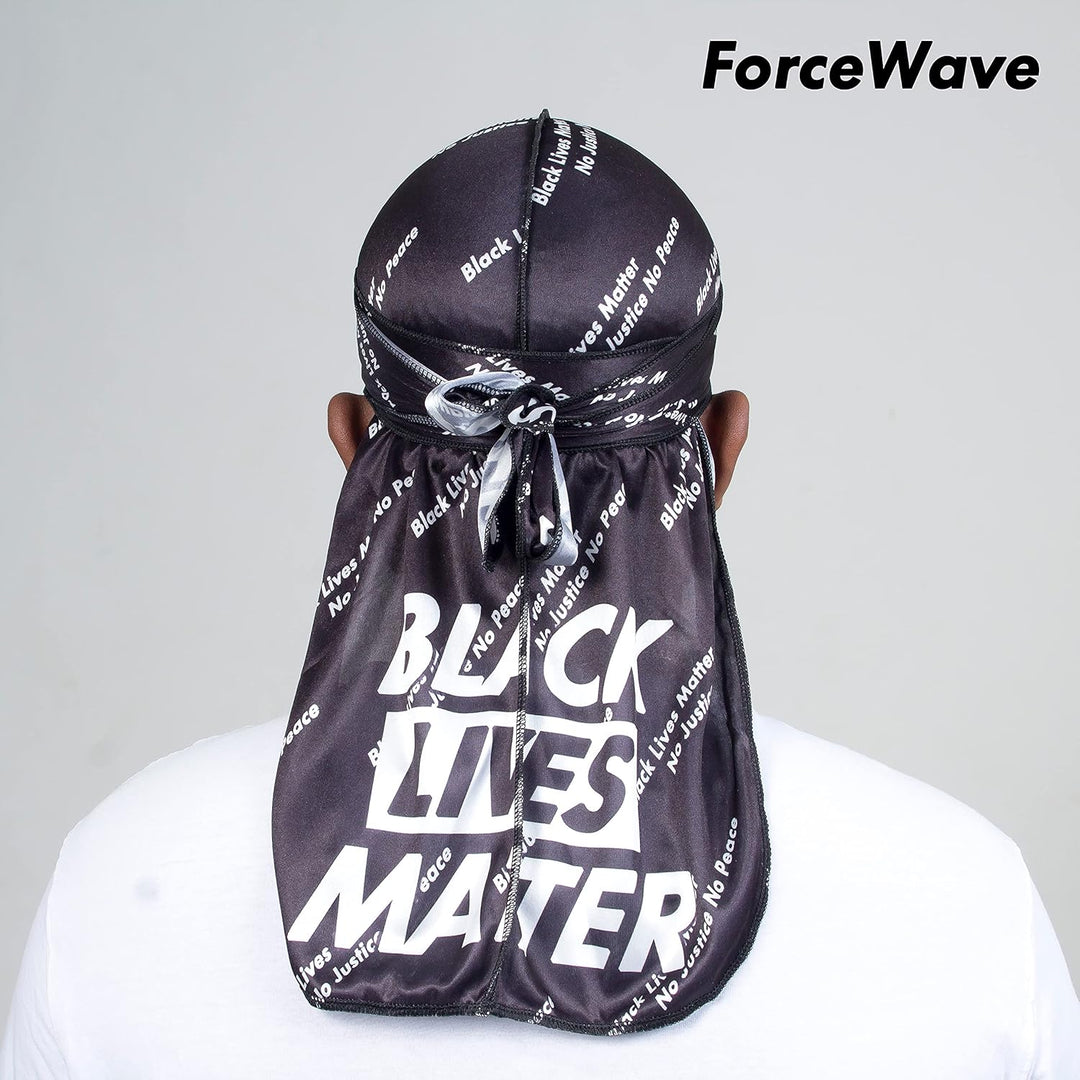 ForceWave Herren Durag Die Uhr ist EIN echter Hingucker Schwarz, Schwarz
