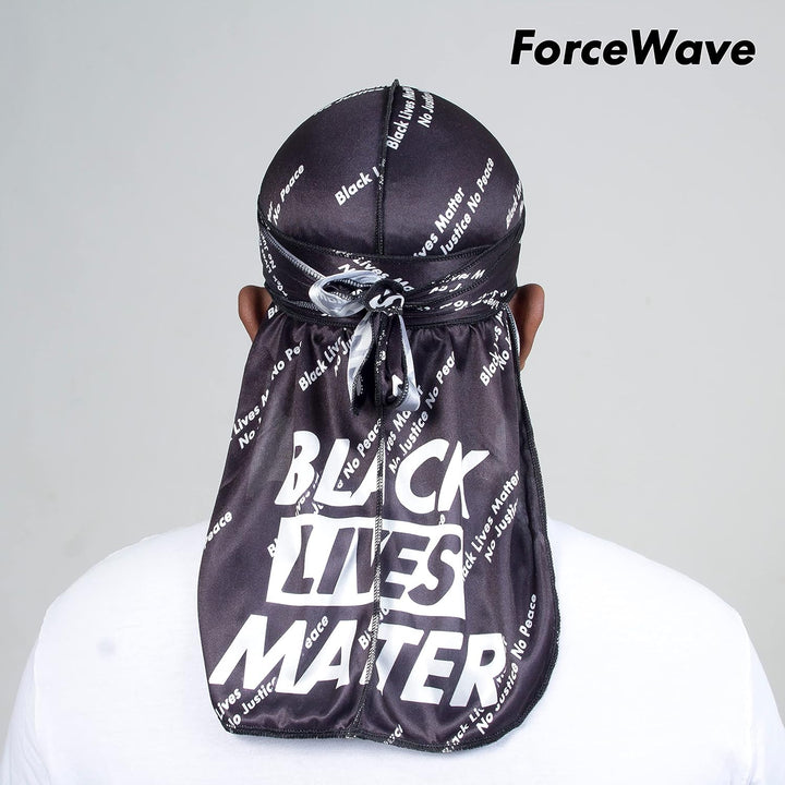ForceWave Herren Durag Die Uhr ist EIN echter Hingucker Schwarz, Schwarz