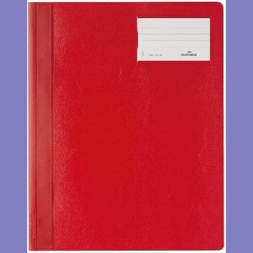 Durable Schnellhefter für A4 Überbreite, rot, 25er Packung, 250003, rot