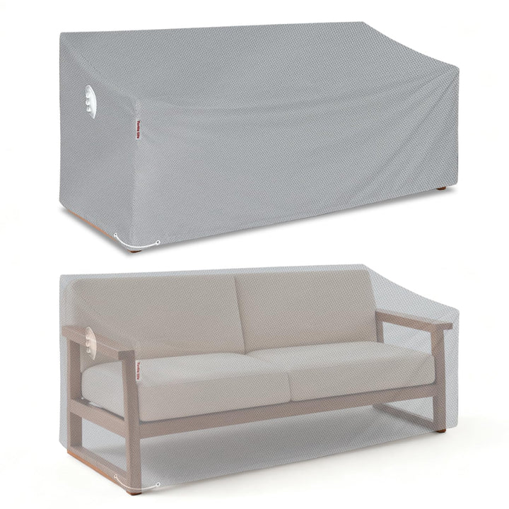 Turtle Life Gartensofa Abdeckung, Gartenbank Abdeckung Wasserdicht, Gartenbank Abdeckung für 2-3 Sit