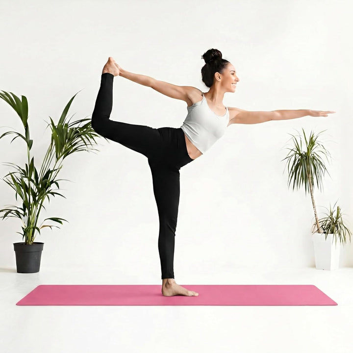 Premium Yoga-Matte aus hautfreundlichem ECO TPE-Material 185 x 60 x 0,6cm (gross) - Boho Style Gymna