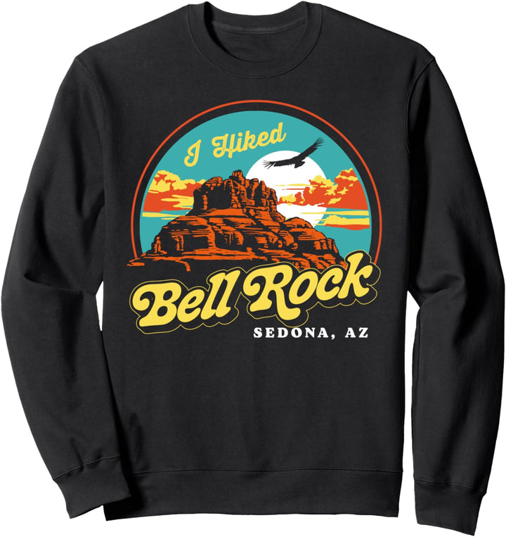 I Hiked Bell Rock Retro Sedona Arizona Vintage Hiking 80s Sweatshirt