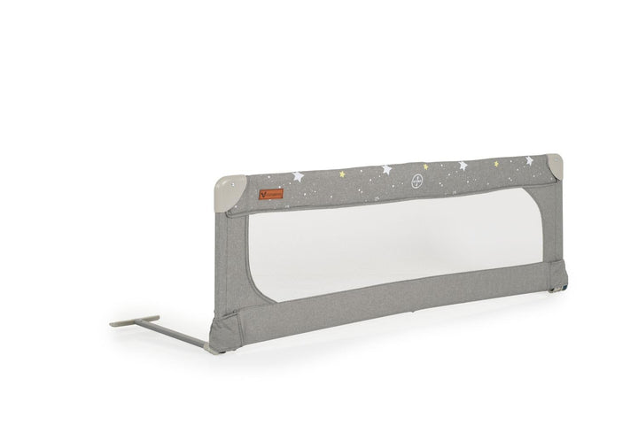Cangaroo Bettschutzgitter Leinen 130 cm Bettgitter Rausfallschutz Front klappbar grau, grau