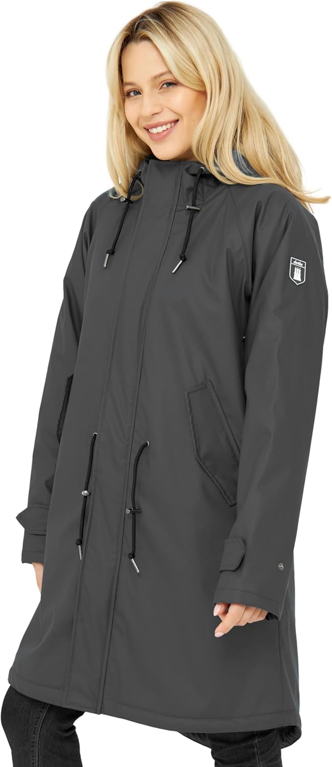derbe Damen Regenjacke Friese Tidaholm 36 phantom/grey, 36 phantom/grey