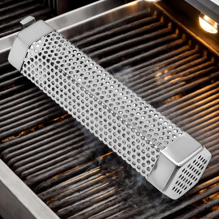 Pellet -Raucherrohr, Raucherrohr für Pelletgrill,Heisser geräucherter Rohr rostfreier Stahl | -infun
