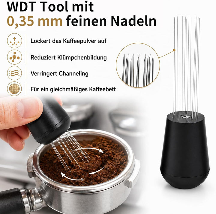 51mm Espresso Zubehör Set, Tamper Set, Barista Set