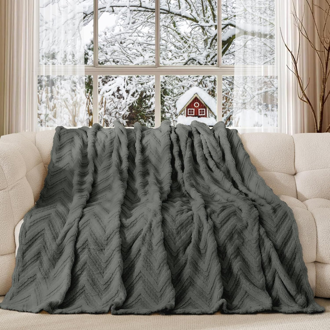 WONGS BEDDING Kuscheldecke Flauschig Decke 150x200 cm XL als Sofadecke Couchdecke Warme Decken, Sofa