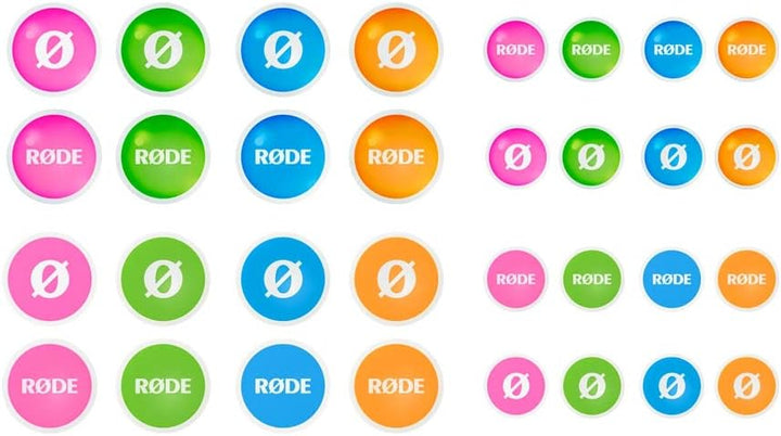 Rode Colors 3 Identifikations-Set + keepdrum Mikrofasertuch