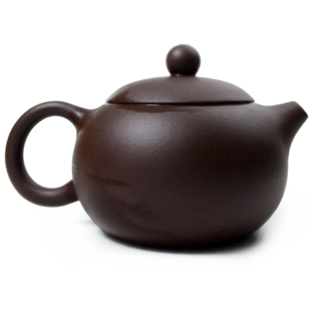 Teekanne, 170 ml, chinesischer Yixing Xishi ZinI Ton, Ballfilter für losen Tee (kugelförmiger Filter