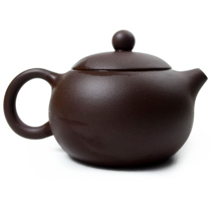 Teekanne, 170 ml, chinesischer Yixing Xishi ZinI Ton, Ballfilter für losen Tee (kugelförmiger Filter