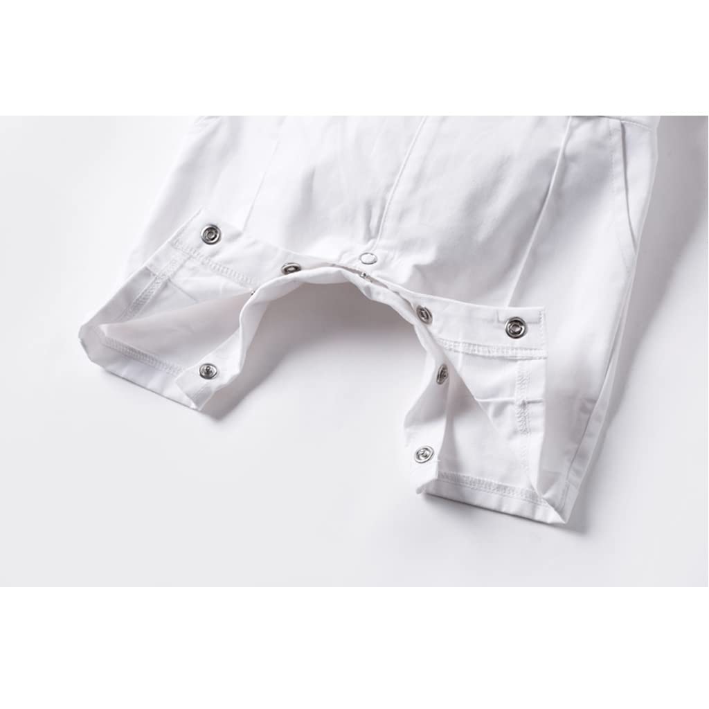 Baby Jungen Strampler Taufanzug Kleinkind Taufe Roben Kleidung Gentlemen Jumpsuits Overall Taufkleid