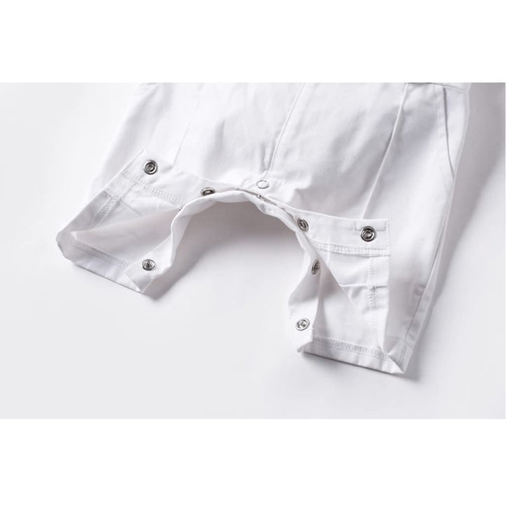 Baby Jungen Strampler Taufanzug Kleinkind Taufe Roben Kleidung Gentlemen Jumpsuits Overall Taufkleid