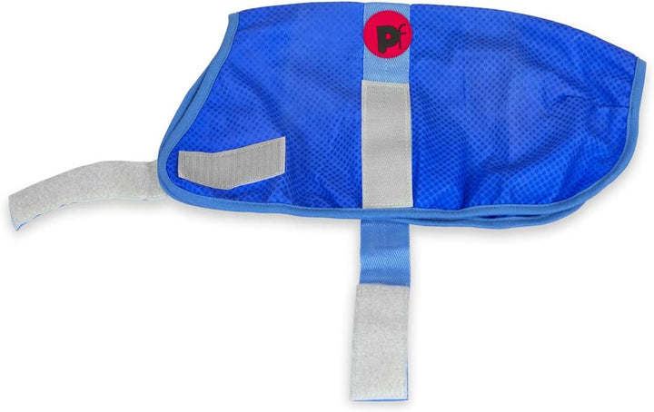 Petface Hundemantel, Kühlung im Sommer blau 40 cm, blau 40 cm