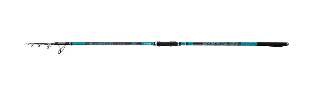 Mitchell Suprema Teleskop Surfcasting Angelruten, entworfen und entwickelt in Italien, High Modulus